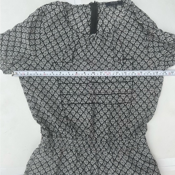 MADEWELL Romper Voyageur Silk with Pockets Small black white pattern - Picture 7 of 8